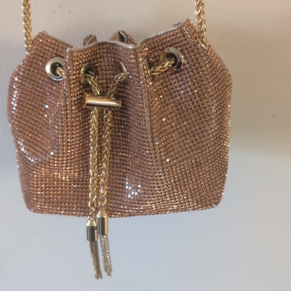 Crystal Rhinestone Crossbody- Handbag - Picture 3 of 8
